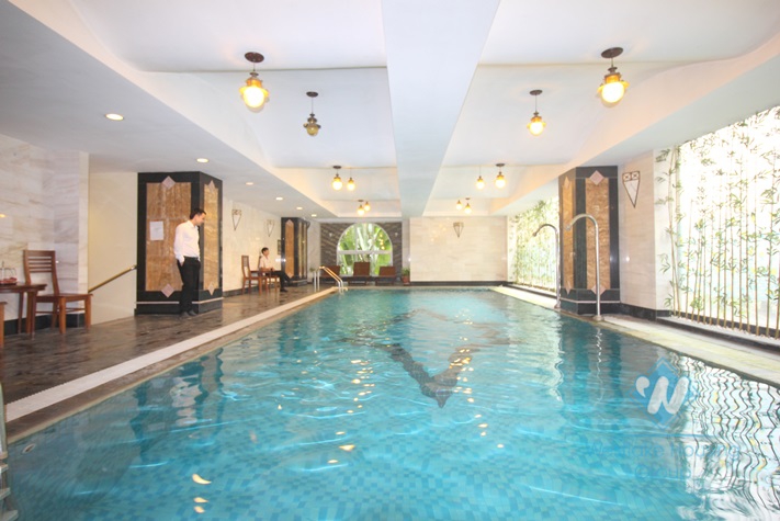 Luxurious serviced apartment with swimming pool for rent in Tay Ho, Hanoi